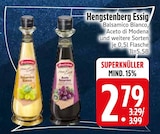 Balsamico Bianco im EDEKA Prospekt Balsamico Bianco von Hengstenberg im aktuellen EDEKA Prospekt für 2,79 €