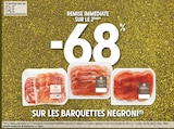 Promo -68% remise immédiate sur le 2ème sur les barquettes Negroni à  dans le catalogue Intermarché Hyper à Agde