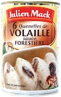 Quenelles de Volaille Sauce Forestière - JULIEN MACK en promo à 1,85 € chez Colruyt Quenelles de Volaille Sauce Forestière - JULIEN MACK dans le catalogue Colruyt
