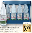 Mineralwasser Angebote von Rosbacher bei EDEKA Pirmasens für 5,99 €