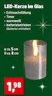 LED-Kerze im Glas im Thomas Philipps Prospekt LED-Kerze im Glas von im aktuellen Thomas Philipps Prospekt für 1,98 €
