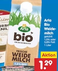 Aktuelle Milch Angebote bei Netto Marken-Discount in Bielefeld Aktuelles Bio Weidemilch Angebot bei Netto Marken-Discount in Bielefeld ab 1,29 €
