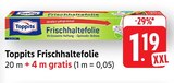 Frischhaltefolie im Angebot bei EDEKA in Dreieich Frischhaltefolie Angebote von Toppits bei EDEKA Dreieich für 1,19 €