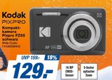 Pixpro FZ55 schwarz im Angebot bei expert in Bonn Pixpro FZ55 schwarz Angebote von Kodak bei expert Bonn für 129,00 €
