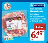 Nackenbraten im ALDI SÜD Prospekt Nackenbraten von Meine Metzgerei im aktuellen ALDI SÜD Prospekt für 6,49 €