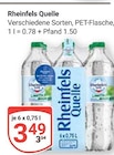Aktuelle Mineralwasser Angebote bei GLOBUS in Mannheim Aktuelles Rheinfels Quelle Angebot bei GLOBUS in Mannheim ab 3,49 €