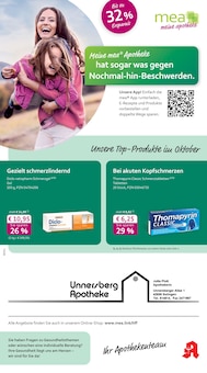 mea - meine apotheke Prospekt Unsere Oktober-Angebote mit 4 Seiten