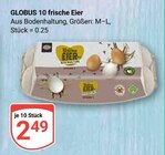 Aktuelle Eier Angebote bei GLOBUS in Bochum Aktuelles 10 frische Eier Angebot bei GLOBUS in Bochum ab 2,49 €