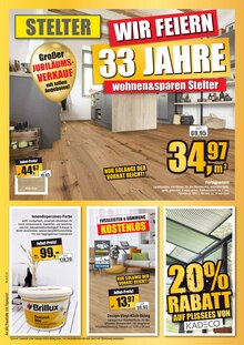 Aktueller wohnen & sparen Stelter Prospekt "BETTEN-AKTIONSWOCHEN" Seite 1 von 16 Seiten
