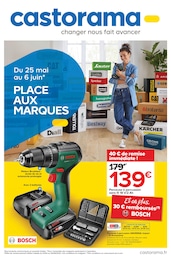 Catalogue Castorama à La Pomponnette, avec 1 page Prospectus Castorama à La Pomponnette, "Place aux marques", 1 page, 25/05/2022 - 06/06/2022