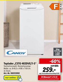 Toplader „CSTG 482DVE/1-S“ Angebot in Prien a. Chiemsee im aktuellen Prospekt bei Lidl in Prien a. Chiemsee