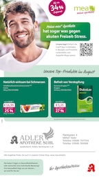 mea - meine apotheke Prospekt für Suhl mit 4 Seiten mea - meine apotheke Prospekt für Suhl: "Unsere August-Angebote", 4 Seiten, 01.08.2026 - 31.08.2026