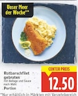 Rotbarschfilet gebraten im aktuellen E center Prospekt