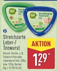 Streichzarte Leber-/Teewurst im Angebot bei ALDI Nord in Görlitz Streichzarte Leber-/Teewurst Angebote von bio bei ALDI Nord Görlitz für 1,29 €