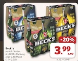 versch. Sorten von Beck's für 3,99 € bei combi im Angebot versch. Sorten von Beck's im aktuellen combi Prospekt