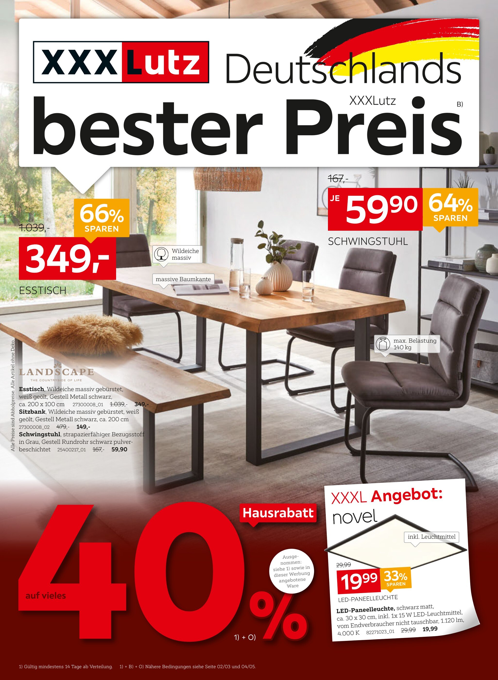 XXXLutz Möbelhäuser Prospekt für Düsseldorf mit 44 Seiten XXXLutz Möbelhäuser Prospekt für Düsseldorf: "Deutschlands bester Preis", 44 Seiten, 04.10.2021 - 17.10.2021