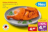 Aktuelle Hähnchen Angebote bei Netto Marken-Discount in Darmstadt Aktuelles Halbes Grillhähnchen Angebot bei Netto Marken-Discount in Darmstadt ab 4,39 €