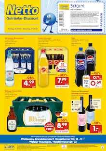 Netto Marken-Discount Wetzlar Prospekt "DER ORT, AN DEM DU IMMER AUSGEZEICHNETE PREISE FINDEST." mit 2 Seiten