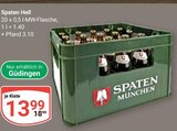 Hell im Angebot bei GLOBUS in Saarbrücken Hell Angebote von Spaten bei GLOBUS Saarbrücken für 13,99 €