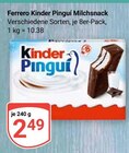 Kinder Pingui Milchsnack Angebote von Ferrero bei GLOBUS Siegen für 2,49 €
