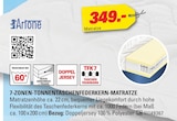 7-ZONEN-TONNENTASCHENFEDERKERN-MATRATZE im Angebot bei Höffner in Gotha 7-ZONEN-TONNENTASCHENFEDERKERN-MATRATZE Angebote von Artone bei Höffner Gotha für 349,00 €