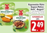 Veganes Mühlen Hack oder Nuggets von Rügenwalder Mühle im aktuellen EDEKA Prospekt für 2,49 €