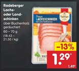 Lachs- oder Landschinken bei Netto Marken-Discount im Weißandt-Gölzau Prospekt für 1,29 €