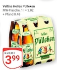 Helles Pülleken Angebote von Veltins bei GLOBUS Halle für 3,99 €