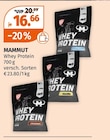 Whey Protein Angebote von MAMMUT bei Müller Darmstadt für 16,66 €