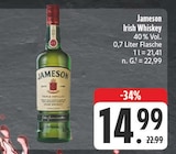 Irish Whiskey im Angebot bei EDEKA in Zwickau Irish Whiskey Angebote von Jameson bei EDEKA Zwickau für 14,99 €