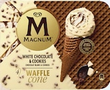 Cône glacé waffle white choco cookie x4 - MAGNUM - Intermarché Hyper Cône glacé waffle white choco cookie x4 - MAGNUM à 3,42 € dans le catalogue Intermarché Hyper