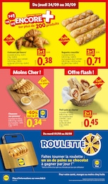 Prix et réduction Pain dans le prospectus Lidl en cours Offre Pain dans le catalogue Lidl du moment à la page 12