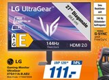 Aktuelles Gaming-Monitor UltraGear Angebot bei expert in Krefeld ab 111,00 €