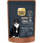 Maxi Zoo Saint-Berthevin - Promo SELECT GOLD Classic Fit Sachets de Pâtée Chat Senior +12 Poulet et Saumon 12x85 g Promo SELECT GOLD Classic Fit Sachets de Pâtée Chat Senior +12 Poulet et Saumon 12x85 g à 9,84 € dans le catalogue Maxi Zoo à Saint-Berthevin