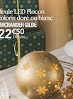 Boule LED Flocon - MACRANDER GILDE en promo chez Ambiance & Styles Ajaccio à 22,50 €