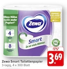 Smart Toilettenpapier Angebote von Zewa bei EDEKA Darmstadt für 3,69 €