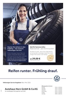 Aktueller Volkswagen Prospekt "Der Frühling startet mit Power" Aktueller Volkswagen Prospekt