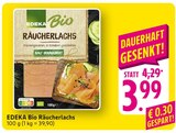 Räucherlachs im Angebot bei E center in Ulm Räucherlachs Angebote von EDEKA Bio bei E center Ulm für 3,99 €