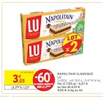 NAPOLITAIN CLASSIQUE - LU à 1,22 € dans le catalogue Intermarché