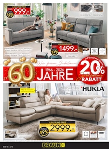 Sofa im aktuellen BRAUN Möbel-Center Prospekt (Freiburg (Breisgau)) Sofa im BRAUN Möbel-Center Prospekt "Festliche Weihnachts-Momente" mit 20 Seiten (Freiburg (Breisgau))