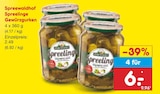 Spreelinge Gewürzgurken Angebote von Spreewaldhof bei Netto Marken-Discount Leipzig für 6,00 €