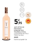 AOP Côtes de Provence HVE3 - DOMAINE DES TOURNELS dans le catalogue Intermarché Super