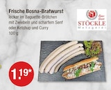 Frische Bosna-Bratwurst im Angebot bei V-Markt in Memmingen Frische Bosna-Bratwurst Angebote von Stöckle Metzgerei bei V-Markt Memmingen für 1,19 €