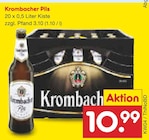 Aktuelles Krombacher Pils Angebot bei Netto Marken-Discount in Bautzen ab 10,99 €