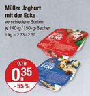 Joghurt mit der Ecke von Müller im aktuellen V-Markt Prospekt für 0,35 €