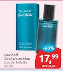 Cool Water Man Eau de Toilette von Davidoff für 17,99 € bei budni im Angebot Cool Water Man Eau de Toilette von Davidoff im aktuellen budni Prospekt
