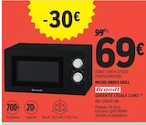 Micro-ondes grill - Brandt - E.Leclerc à Choisy-le-Roi Micro-ondes grill - Brandt en promo chez E.Leclerc Choisy-le-Roi à 69,00 €
