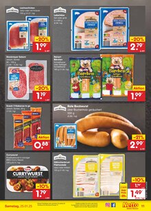 Wurst im Netto Marken-Discount Prospekt "Aktuelle Angebote" mit 59 Seiten (Heidelberg)