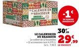 Le calendrier du brasseur en promo chez Super U Besançon à 29,99 €