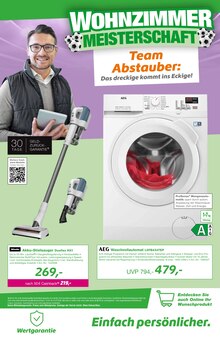 Waschmaschine im EP: Prospekt "WOHNZIMMER MEISTERSCHAFT" mit 12 Seiten (Albstadt)